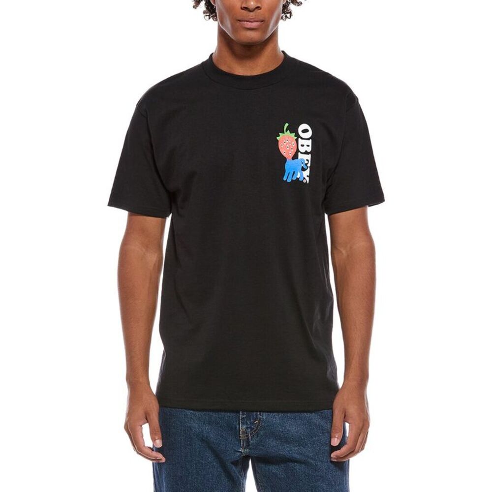 Obey Mens  T-Shirt, Black